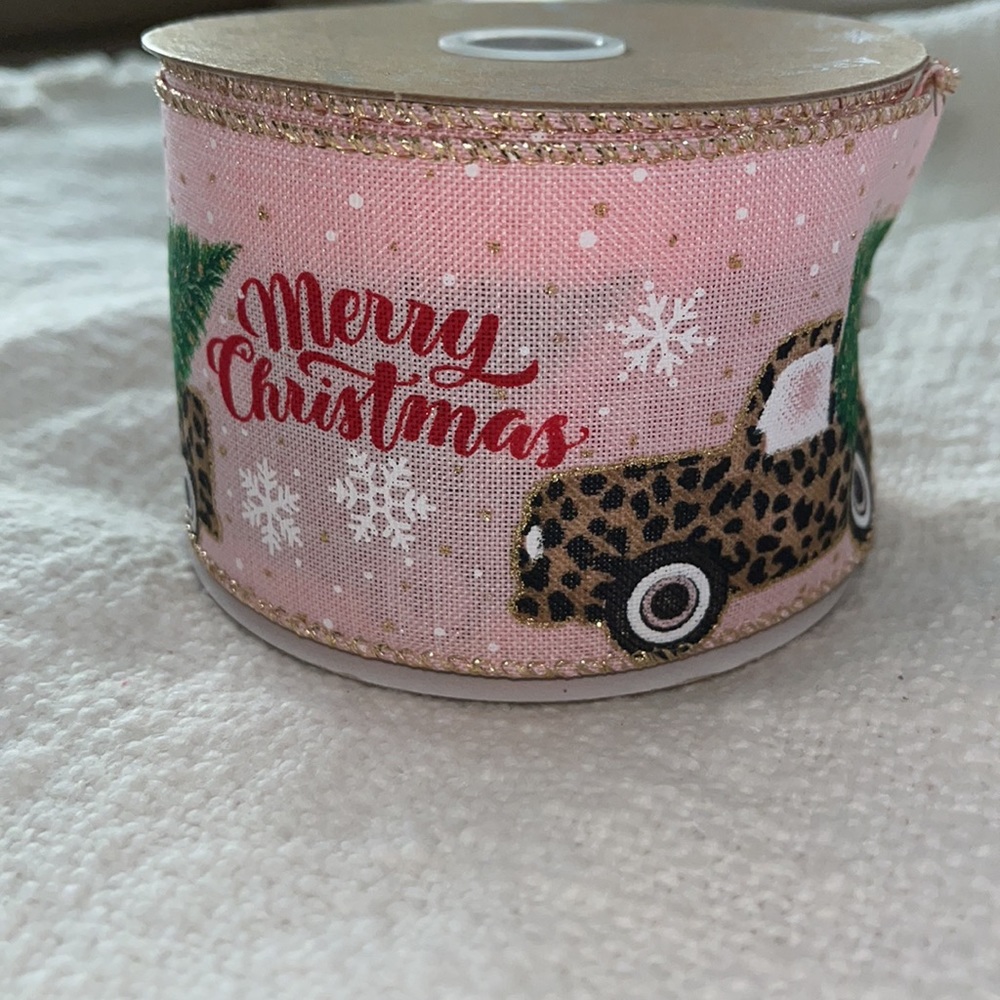 Pink Christmas Ribbon - Picture 2 of 5